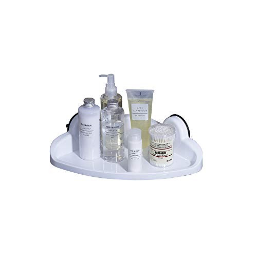 Bathroom Organizer Storage Shelves  Bathroom Corner Shelf Over the Toilet Storage - Wall Mounted Shower Corner Storage Rack for Self Adhesive No Damage