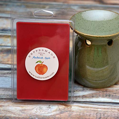 MacIntosh Apple Wax Melt  6 oz Jumbo Soy Wax Melt