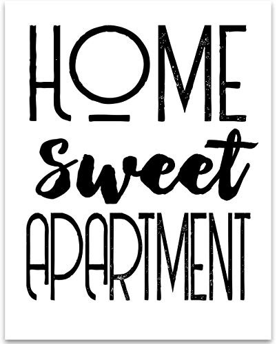 Home Sweet Apartment - 11x14 Unframed Typography Art Print - Great Home Decor Under  15