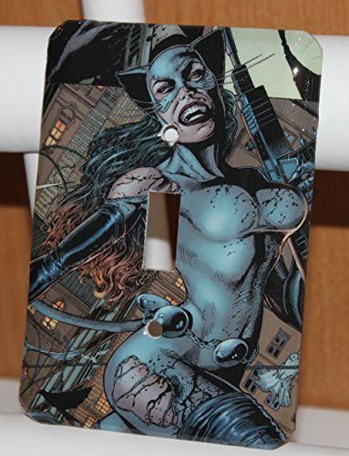 DC Cat Woman Batman Catwoman Comic Book Switch Plate Wallplate Light Cover