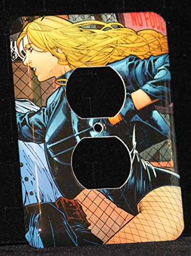 DC Black Canary Legends Green Arrow Vintage Comic Book Outlet Plug Switch Plate Wallplate Light Cover