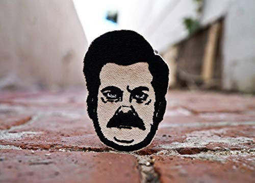 Parks and Recreations Ron Swanson  Nick Offerman Face Patch