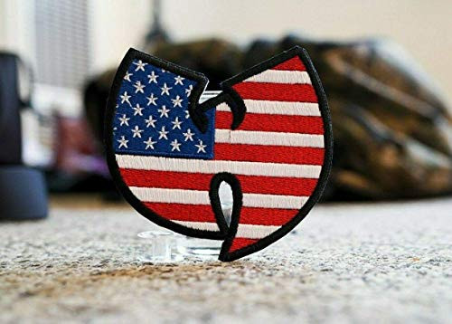 USA American Flag Wu Tang Patch 90s Hip Hop Rap Patch