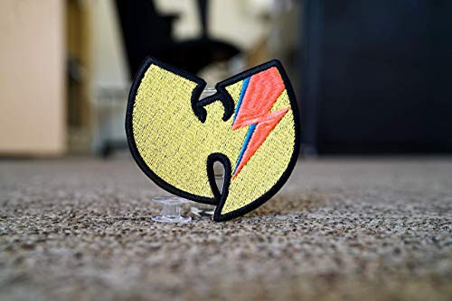 Wu Tang Logo David Bowie Bolt Embroidered Patch