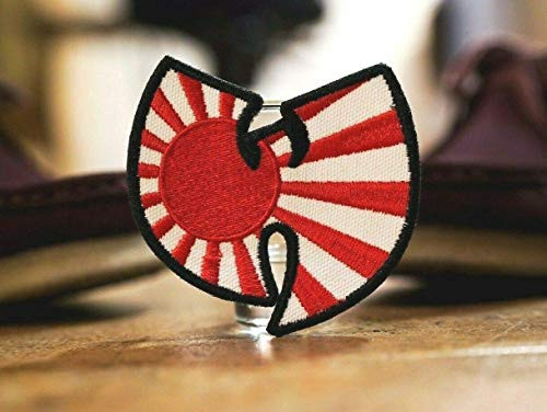 Wu-Tang Japanese  Japan Sun Flag  90s Hip Hop Rap Patch