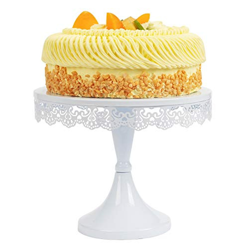 10In Cake Stand  Round Cupcake Stands Metal Dessert Display Cake Stands Cake Plate Display Holder Food Serving Stand Dessert Fruit Tray Platter for Wedding Birthday Party Christmas Holiday Favor