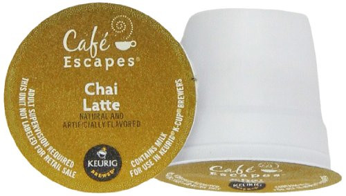 Keurig Cafe Escapes Chai Latte K-Cups 12 Pack.