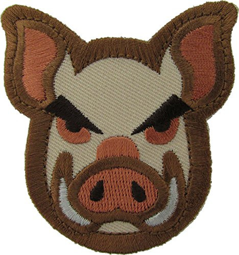 MilSpec Monkey Pig Head Morale Patch  Full Color