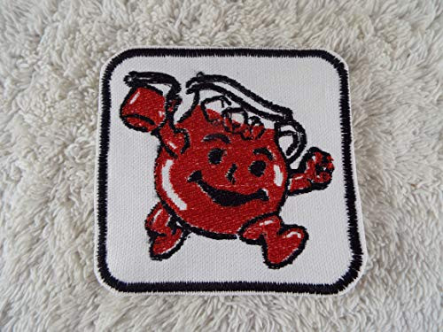 Mr. KOOL-AID Pitcher Character Embroidered Iron-on Patch