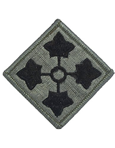 4th Infantry Division ACU Patch Foliage Green