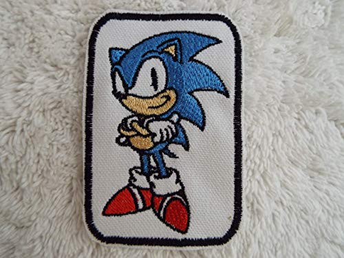 SONIC Character Embroidered Iron-on Patch