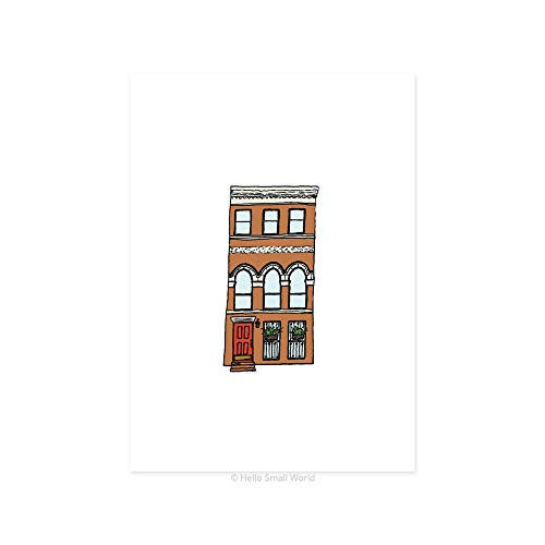 Building Art NYC Architecture Print No. 9 New York City Art Print of Architecture Brown Building Art NYC Architecture Print No. 9 New York City Art Print of Architecture Brown