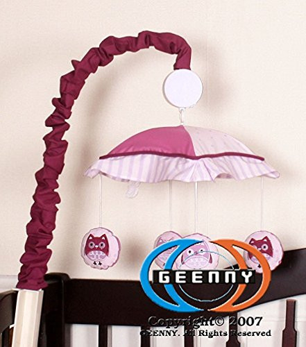 GEENNY Musical Mobile, Pink Entranced Forest