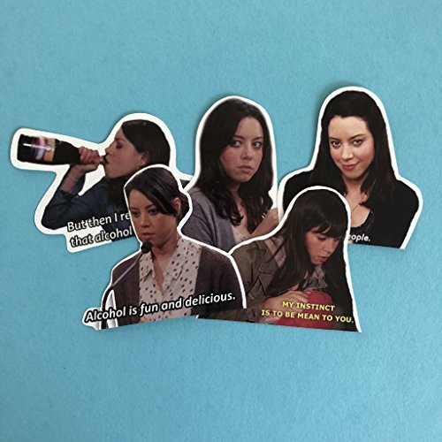April Ludgate Parks and Rec Sticker Set