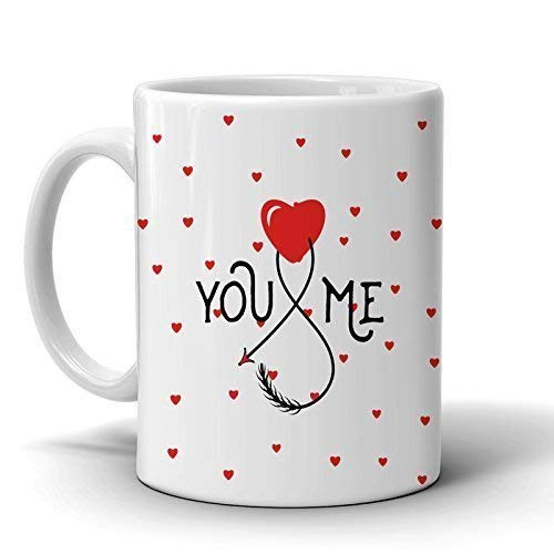 Valentines Day - Coffee Mug - You and Me - Ceramic 11 Oz - Perfect Gift