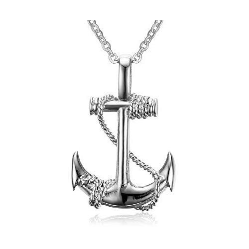 FUTIMELY Retro Nautical Anchor Necklace 