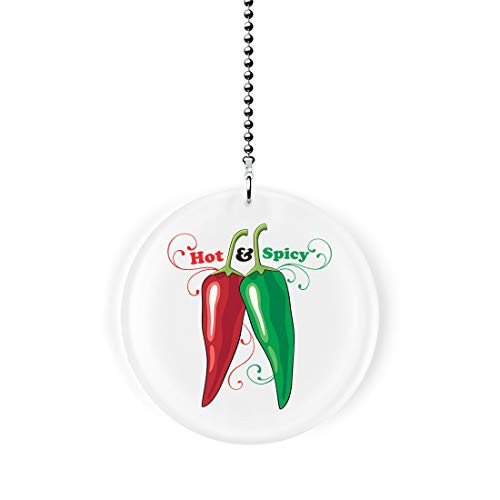 Hot and Spicy Chili Peppers Fan Light Pull