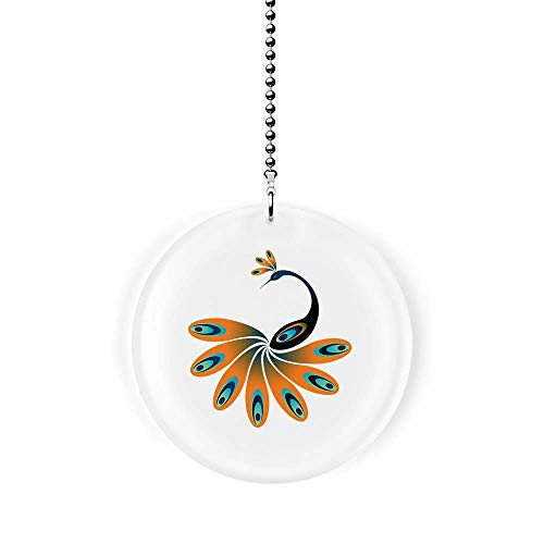 Gotham Decor Retro Peacock Fan Light Pull