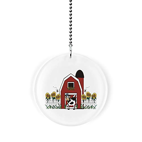 Gotham Decor Little Country Cow Barn Fan Light Pull