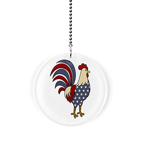 Gotham Decor American Rooster Fan Light Pull