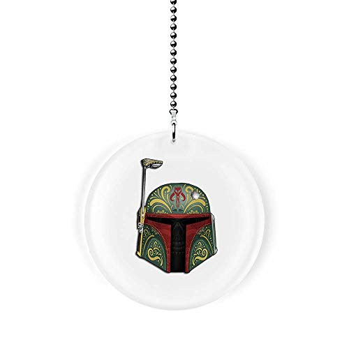 Sugar Skull Fett Fan Light Pull