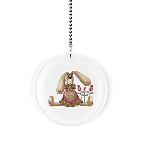 Gotham Decor Bunny and Tulips Fan Light Pull
