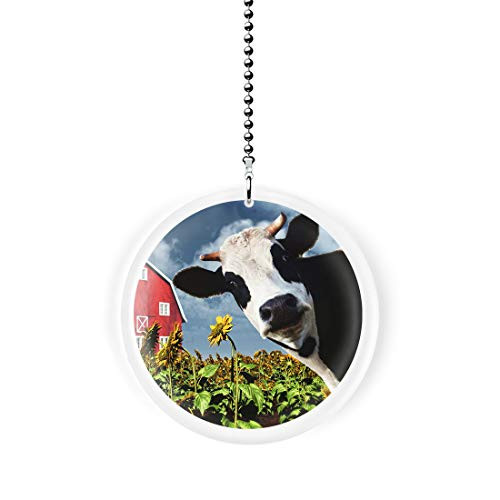 Gotham Decor Cow at The Sunflower Farm Fan Light Pull