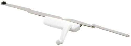 Prime-Line Products TH 24011 Maxim Dual Arm Casement Operator with Stud Bracket, Left Hand, White
