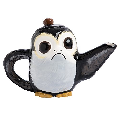Vandor 55781 Star Wars the Last Jedi Porg Sculpted Ceramic Teapot, 32 Ounce