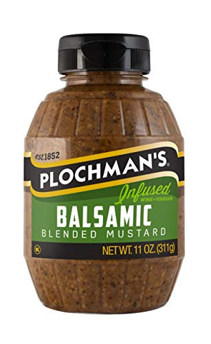Plochman s Mustard  Balsamic Stone Ground  11 Ounce  Pack of 6