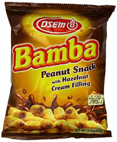 Bamba Hazelnut Cream Peanut Butter Snacks All Natural Peanut Butter PB Corn Puffs 2.1oz Bag Pack of 6 Bamba Hazelnut Cream Peanut Butter Snacks All Natural Peanut Butter PB Corn Puffs 2.1oz Bag Pack of 6
