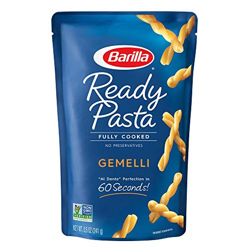 BARILLA Ready Pasta  Gemelli Non-GMO  No Preservatives Pack of 6 BARILLA Ready Pasta  Gemelli Non-GMO  No Preservatives Pack of 6