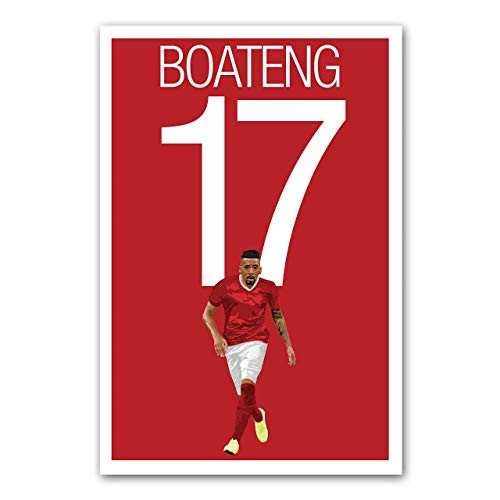 Jerome Boateng Poster - Bayern Munchen Soccer Art