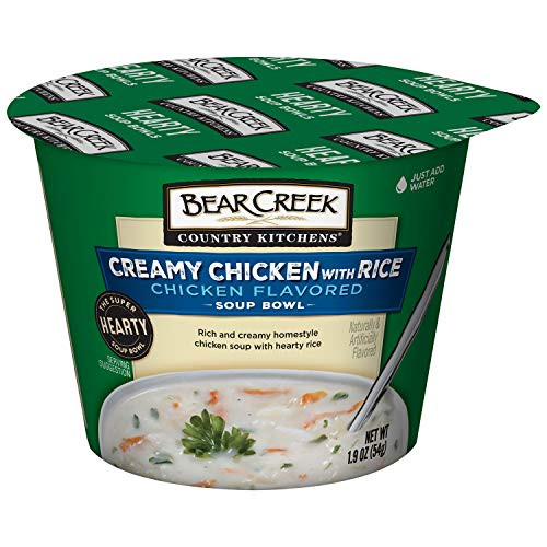 Bear Creek Hearty Soup Bowl  Creamy Chicken with Rice  1.9 Ounce  Pack of 6