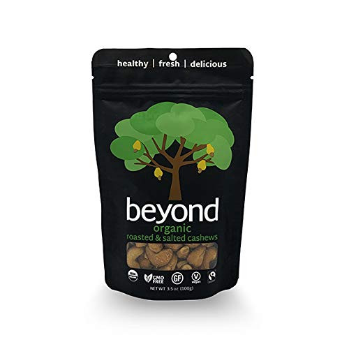 Beyond Organic Roasted Salted Cashews 3.5 oz