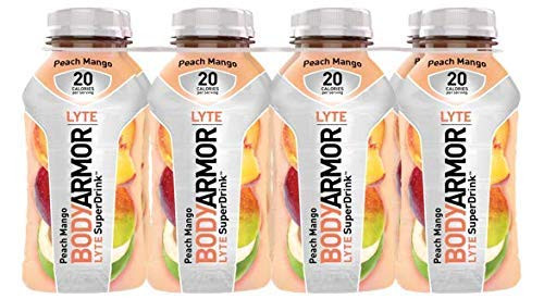 Bodyarmor Electrolyte Sports Superdrink  12 Ounce Bottles  Pack of 8   Peach Mango LYTE