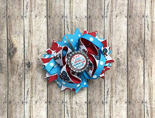 A person is a person no matter how small - Dr Seuss inspired hair bow by Inspired Bows