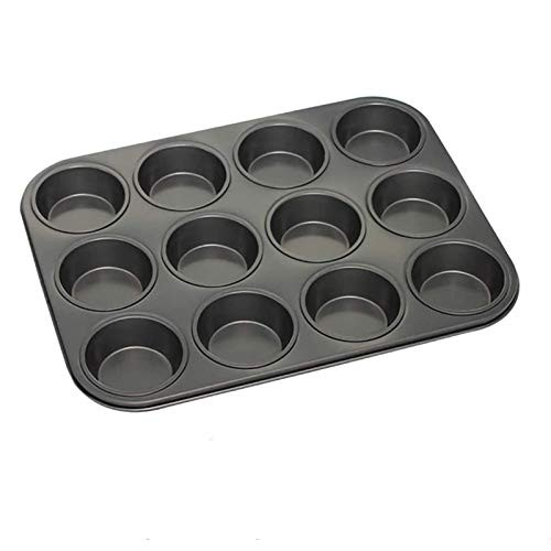 Cupcake Pans 12-Cup Muffin Pans Nonstick Bakeware Carbon Steel Muffin Tin  12-Cup