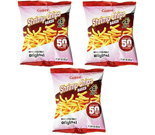 Calbee Shrimp Chips 1oz  3 Pack