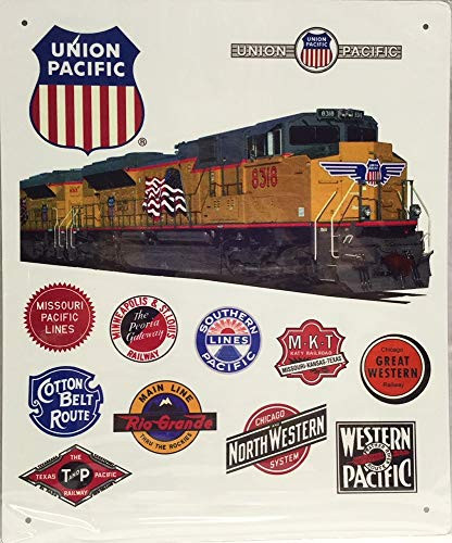 Railroad Tin Sign - Union Pacific Heritage