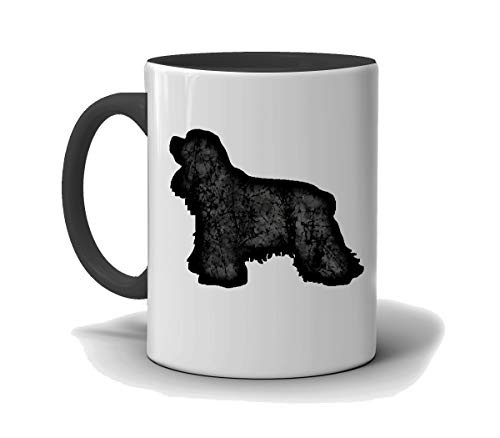 Cocker Spaniel Custom Dog Mug  Black and White Mug  I Love My Cocker Spaniel