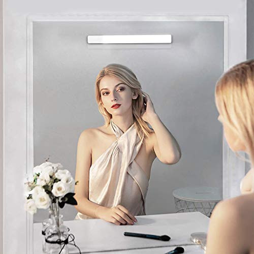 OOWOLF LED Vanity Lights  Portable Mirror Light 6000K Rechargeable Cordless LED Makeup Light for Bathroom Dressing Room Vanity Table