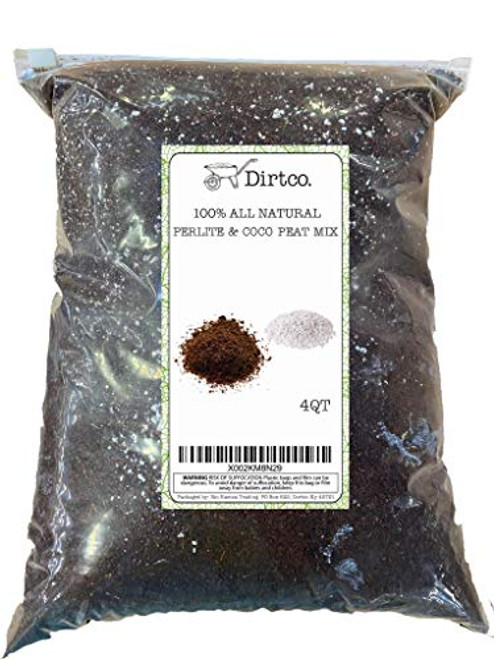 Coco Peat and Perlite Potting Mix  Loose Coconut Coir and Perlite  Potting Mix Peat and Perlite  4qt