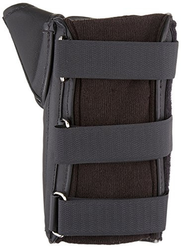 Rolyan Workhard Wrist and Thumb Spica Splint for Right Wrist, Quality Durable Leather Thumb & Wrist Support with Padded Lining for Tendonitis, Inflammation, Carpal Tunnel, Tendinitis, Medium