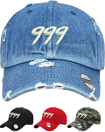 ALLNTRENDS Adult Hat 999 Embroiderey Vintage Dad Hat Embroidered Cap  Camo
