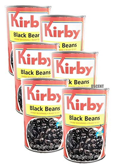 Kirby Black Beans. Cuban Style 6 cans  15 oz each