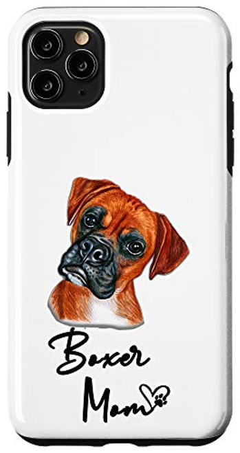 iPhone 11 Pro Max BOXER Mom Cute Puppy Dog Owner Gift Case iPhone 11 Pro Max BOXER Mom Cute Puppy Dog Owner Gift Case