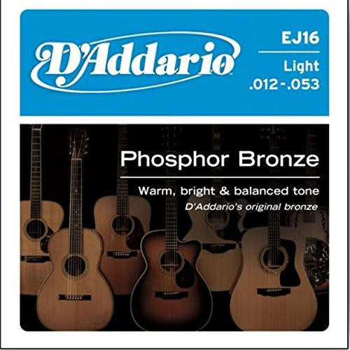 D Addario EJ16 Phosphor Bronze Acoustic String Set Light