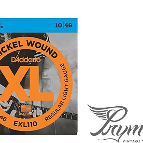 D Addario EXL110 Nickel Wound Electric Guitar Strings Regular Light Gauge 10-46