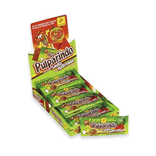 De La Rosa  Pulparindo Sandia  Count 20 - Sugar Candy   Grab Varieties  and  Flavors
